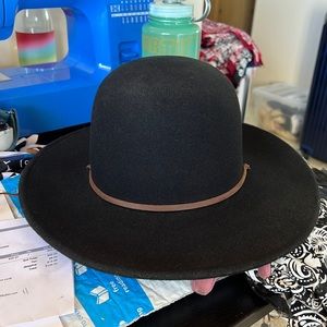 Brixton Black Felt Men’s Hat - Large - 7.5 - 60cm